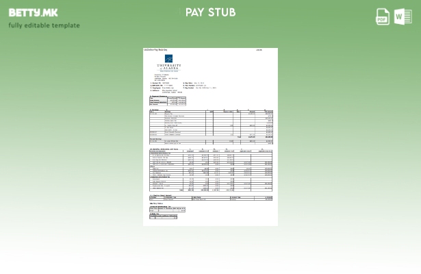 Модерен стил шаблон за плати на Универзитетот во Алјаска